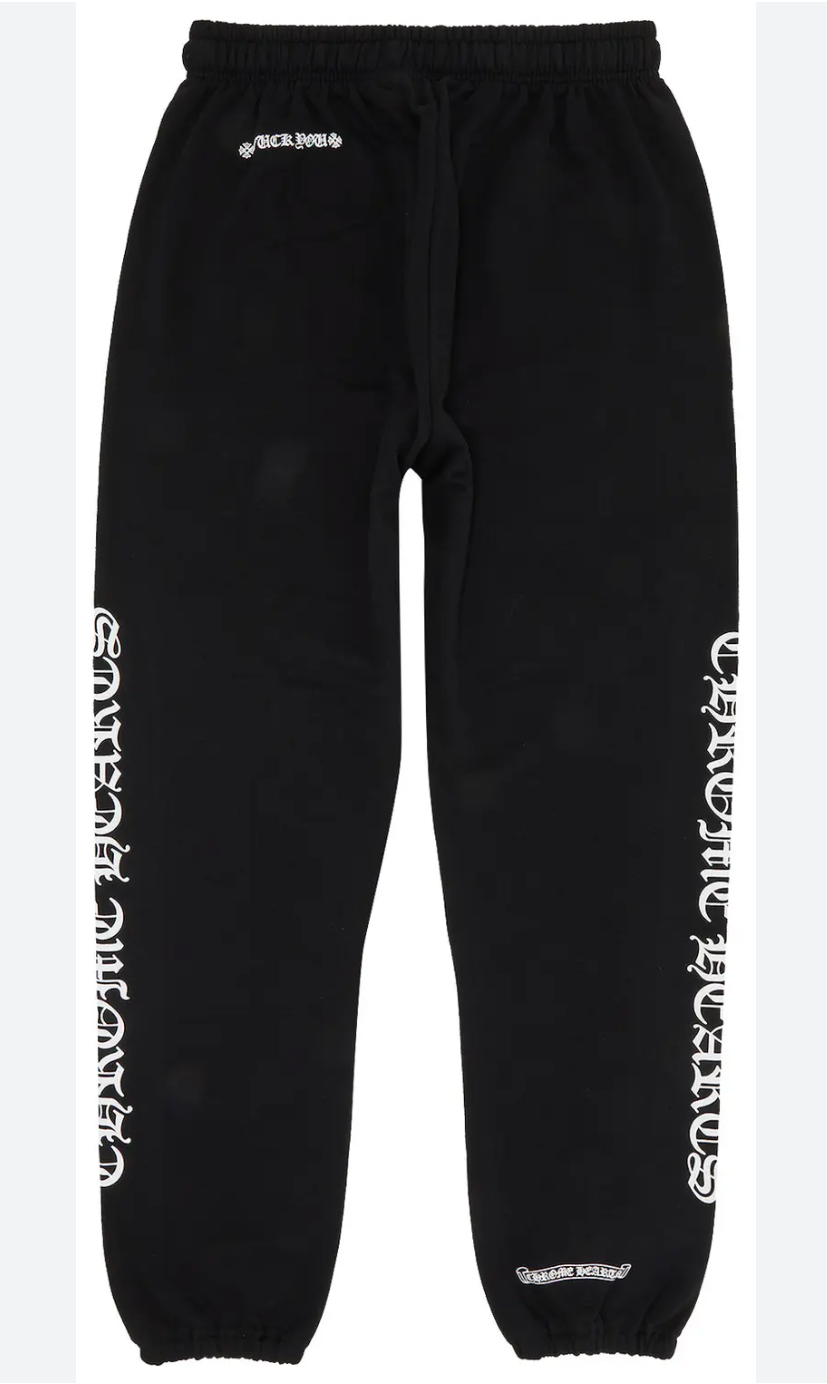 Chrome Heart Logo Sweatpants