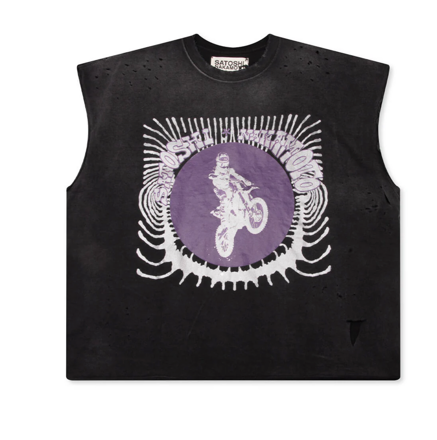 Satoshi Nakamoto Cut Off Shirt