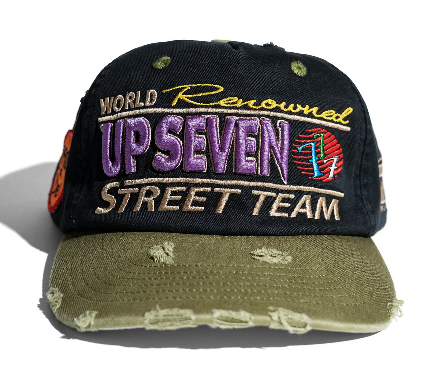 Up 7 Distressed Hats