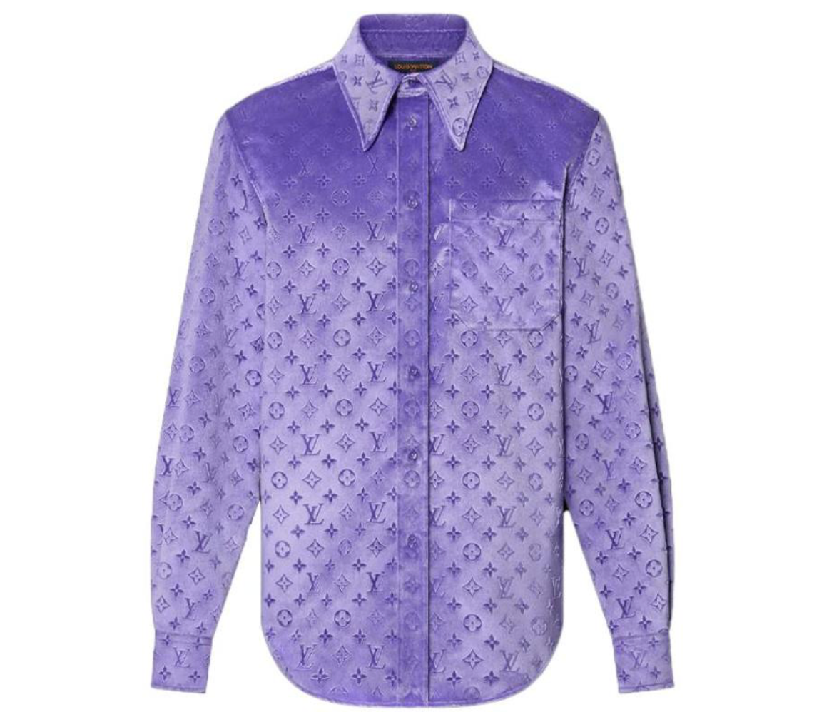 Louis Vuitton Monogram Purple Shirt