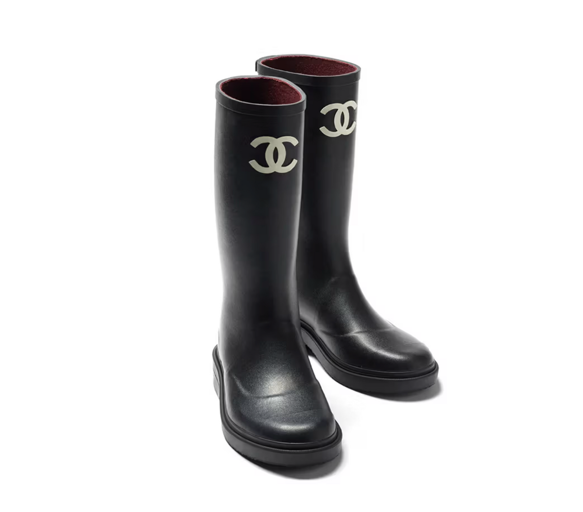 Chanel Rain Boots 'Black'