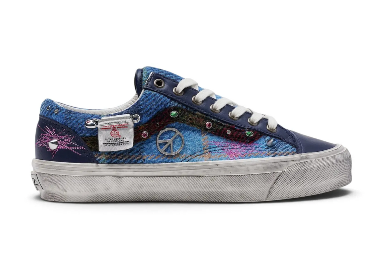 Vans Old Skool x Harris Tweed 'Blue'