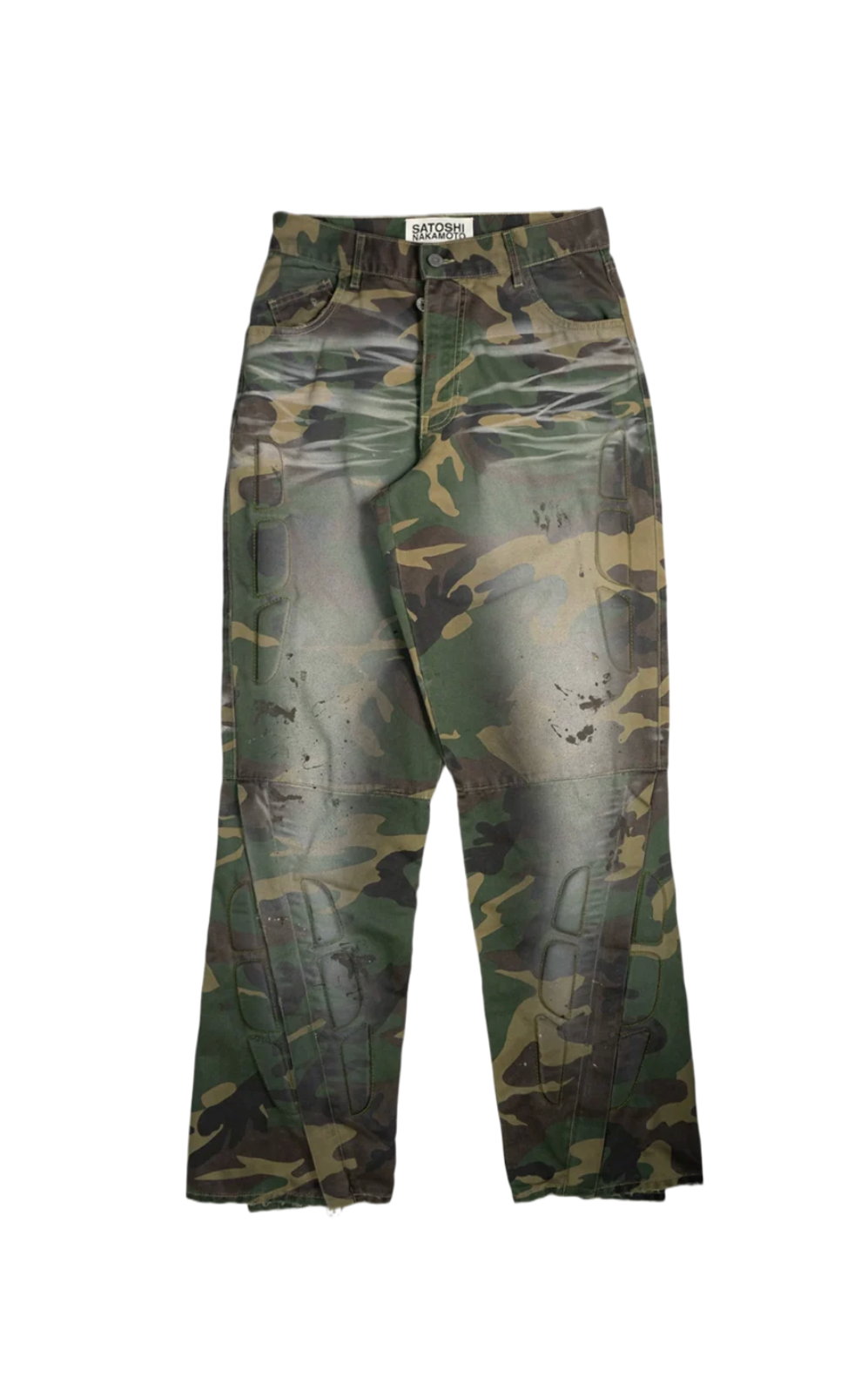 SATOSHI 'CAMO' ENDURO DENIM JEANS
