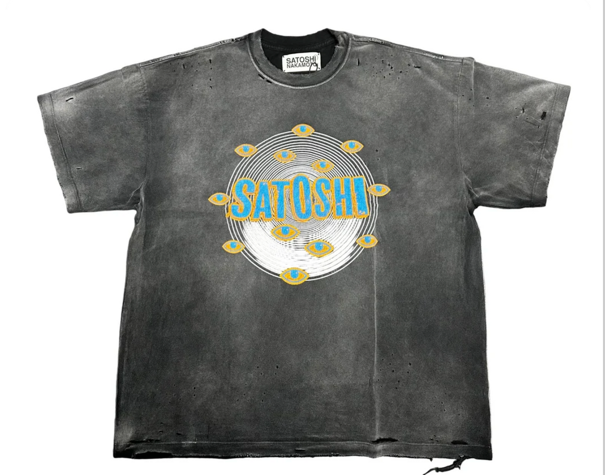SATOSHI NAKAMOTO "Black Eye" Tee