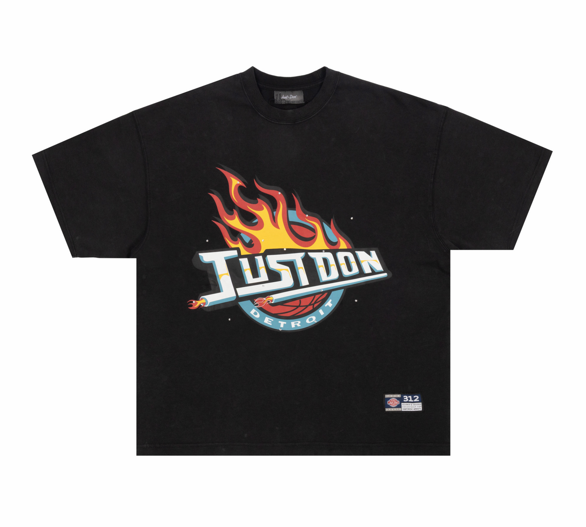 JUST DON DETROIT FLAME T-SHIRT