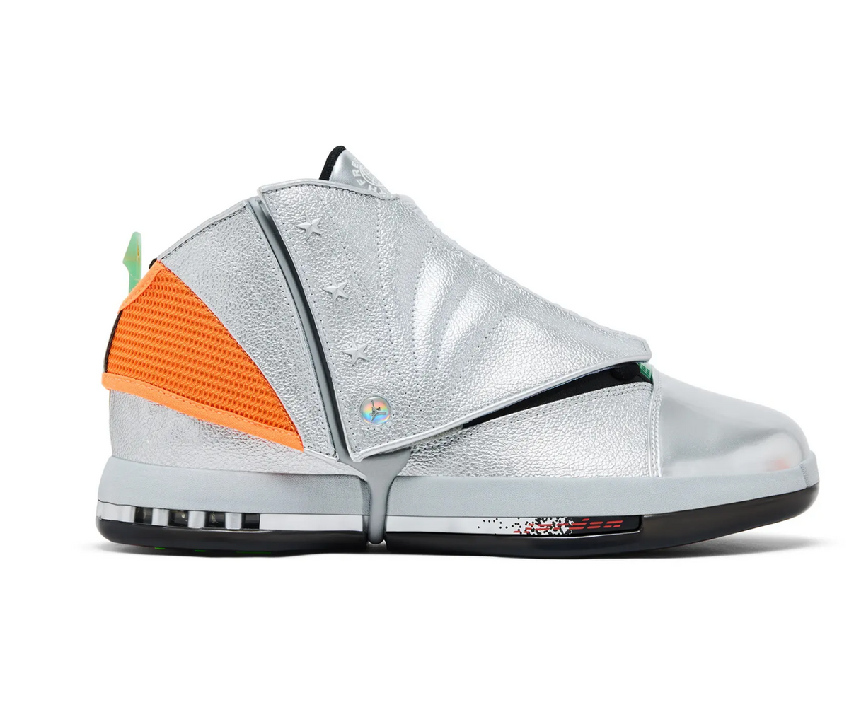 Free The Youth x Air Jordan 16 Retro OG 'Metallic Silver'