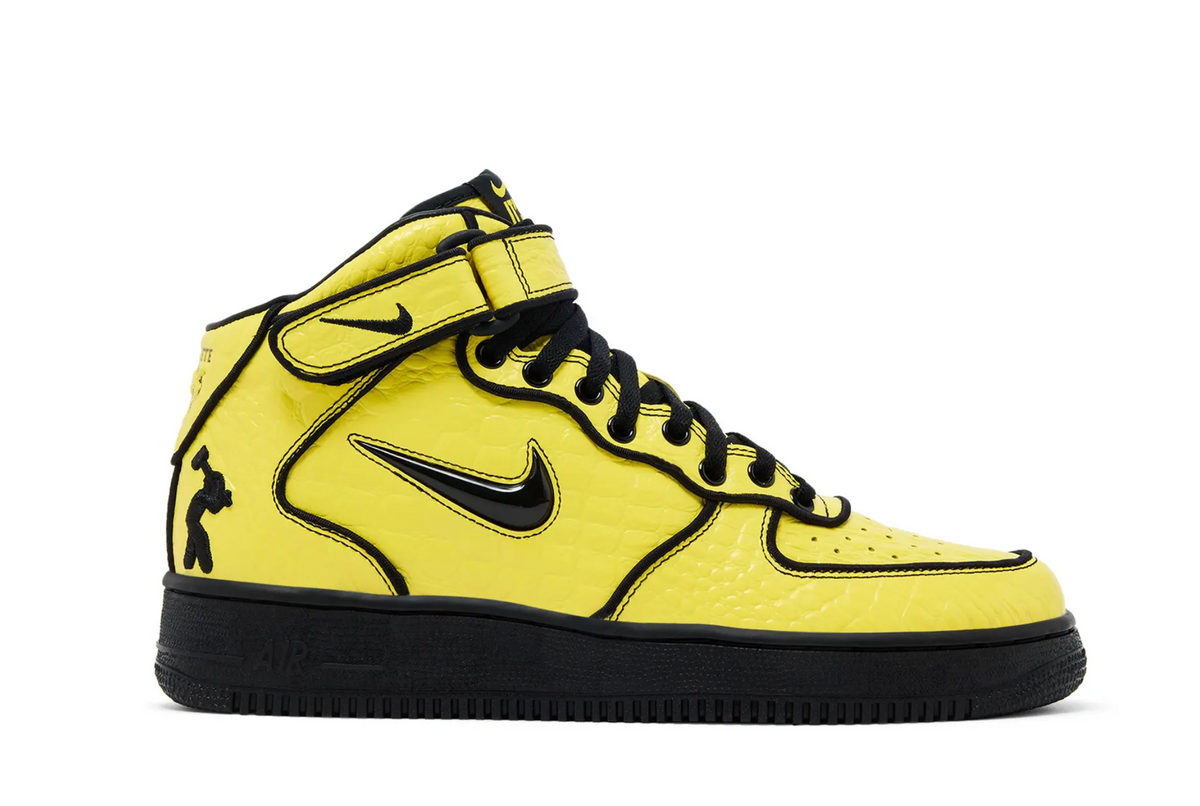 Lil Yachty Concrete Boys x Nike Air Force 1 Mid 'Opti Yellow Black'