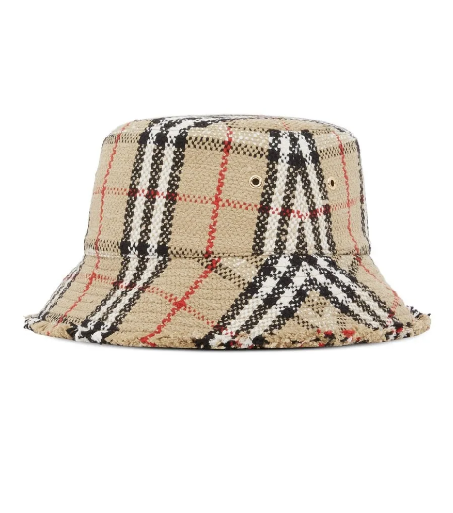 Burberry Vintage Check bouclé bucket hat