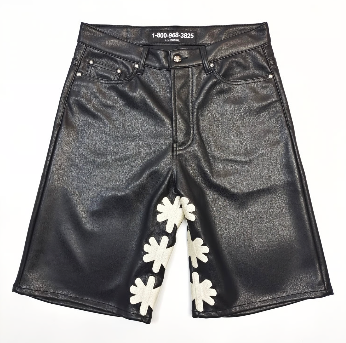 LostShadow Leather Shorts