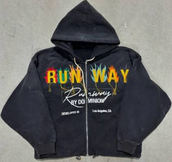DOMINION RUNWAY TASSEL ZIP UP