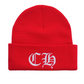 Chrome Hearts Script Beanie 'Red'