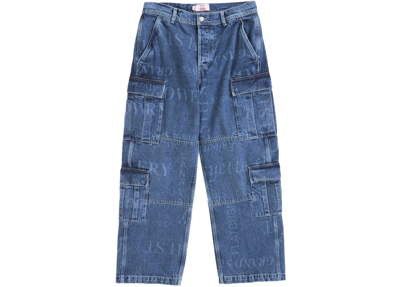 Supreme X Martine Rose Denim Cargo Pants