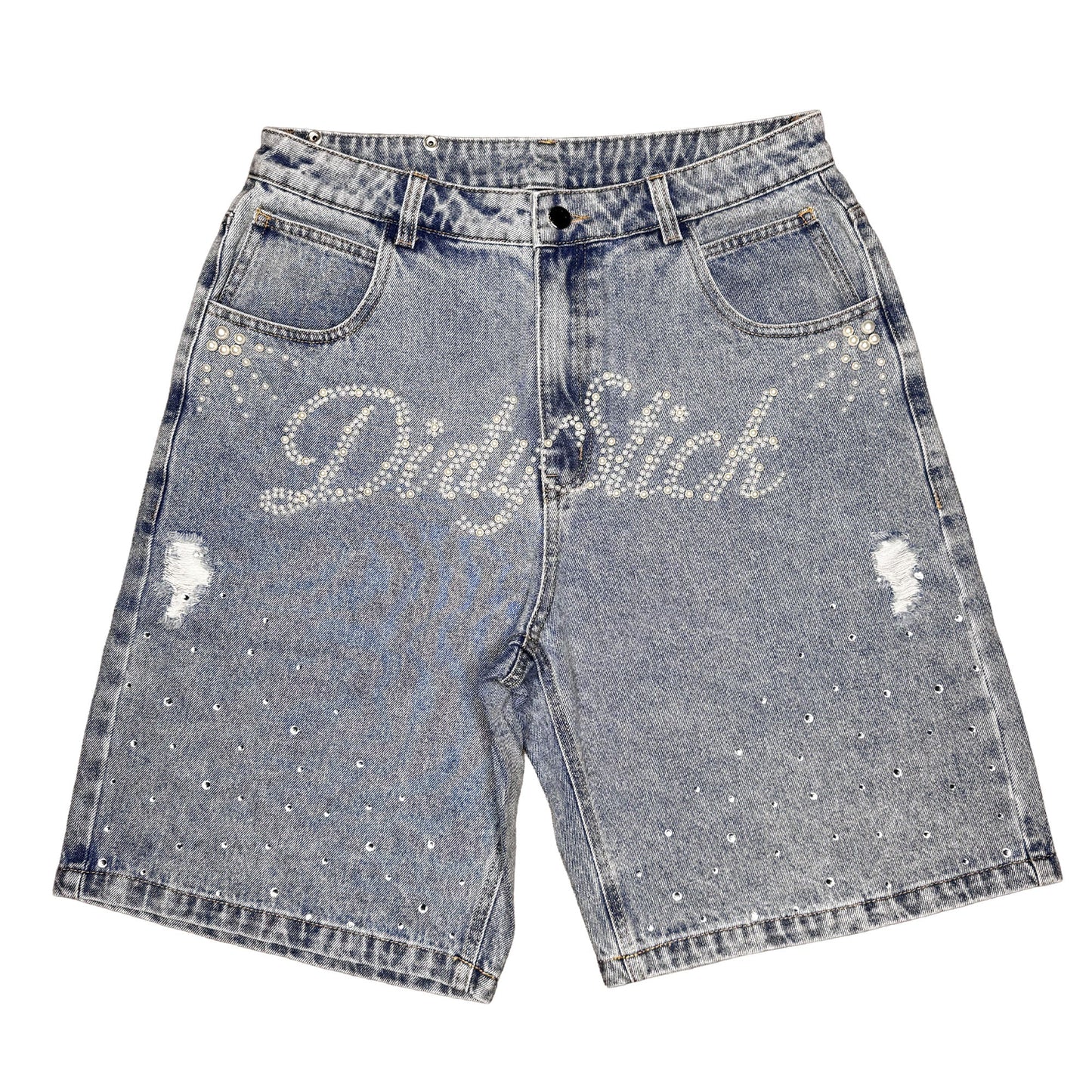 Dirty Stick Denim Pearl Shorts